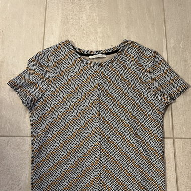 Zara top/ t-Shirt gemustert 
