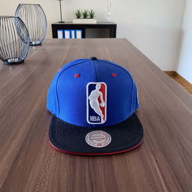 NBA Mitchell & Ness Snapback-Cap blau