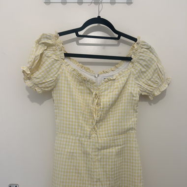 Pomelo. short jumpsuit yellow & white - S - CHF 20