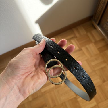 Black Ring Belt