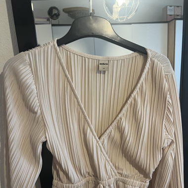 Blouse / Zebra / rose pale 