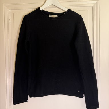 Maglione nero SOLID taglia S