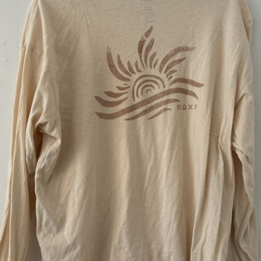 Beige long sleeve shirt