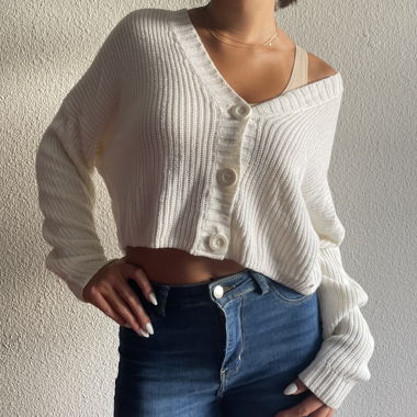 White Cardigan