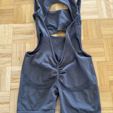 Blue Seamless Romper
