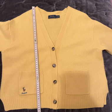 Polo Ralph Lauren Wool Blend V‑Neck Cardigan