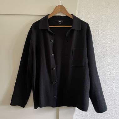 Black Uniqlo cardigan