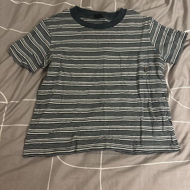 Urban Outfitters gestreiftes T-Shirt Schwarz-Weiss