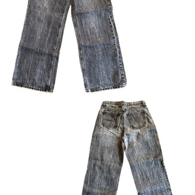 Jeans a gamba larga