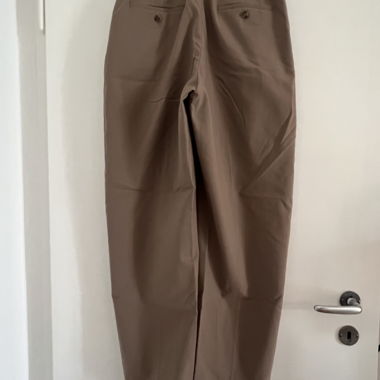 Brown Wide-Leg Pants