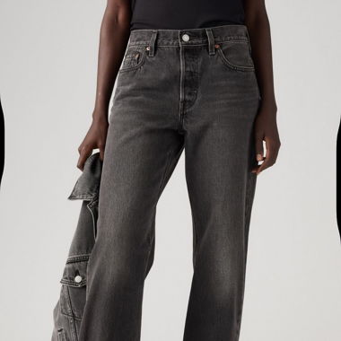 501’90S - Jeans Straight Leg - black denim