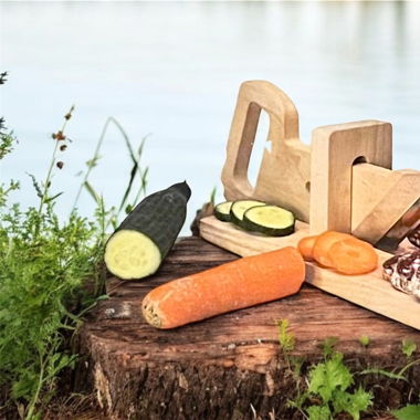 Wurst und Gemüsehobel aus FSC Holz *NEU & OVP*