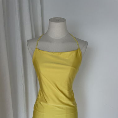 Yellow mini dress 