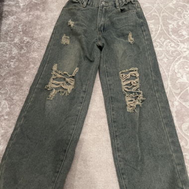 Lange Jeans mit risse