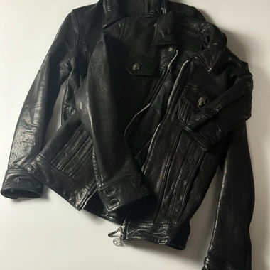 JackRose x CROWS x Collars Giacca in pelle Skull