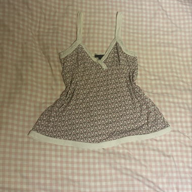 Débardeur vintage à motif