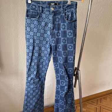 Jeans con motivo da donna