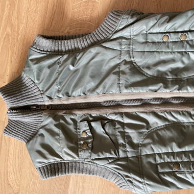 gefütterte veste