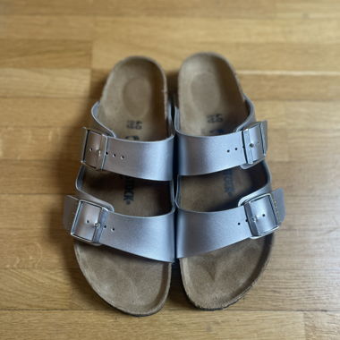 Birkenstock Arizona silber
