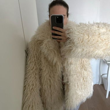 H&M Vegan Co-Exist oversized Fur Jacket
