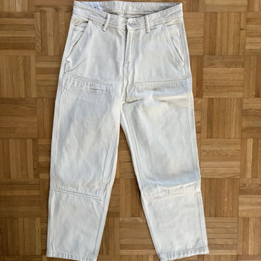 Double knee pants - Cream - 30/32