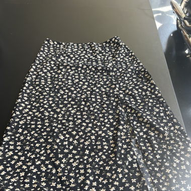 Black Flori Skirt