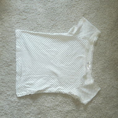 GIVIDEC Lace Polka Dot Top