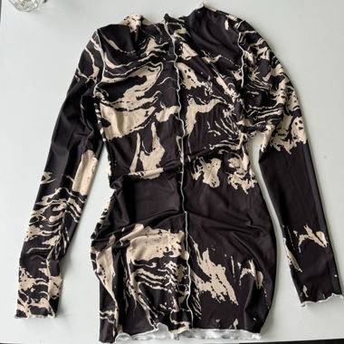 Pattern Body Con Dress