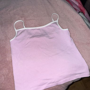 Pink spaghetti top