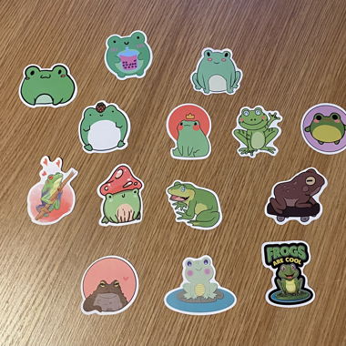 Frosch-Sticker