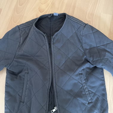 Veste matelassée gris foncé