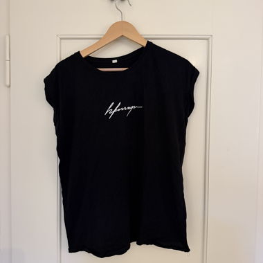 T-shirt noir avec logo