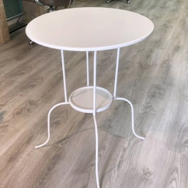 Tavolino LINDVED (Bianco / Metallo) .