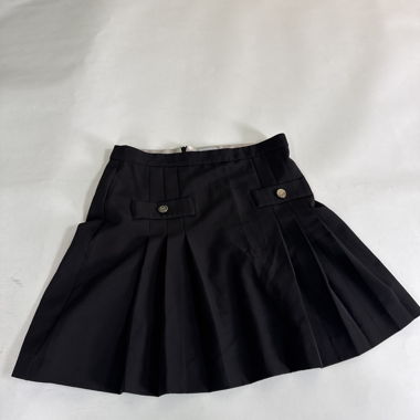 Black pleated skirt