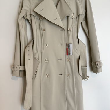 Beiger Prada-Trenchcoat Grösse 38