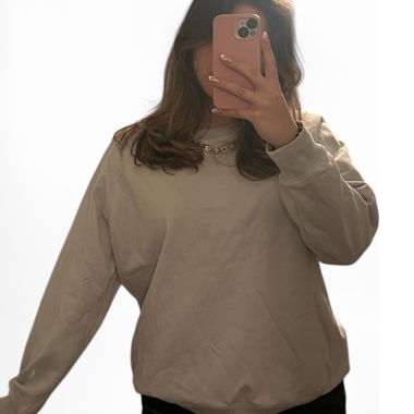 Blauer Pulli