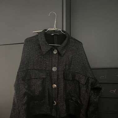 Black Glitter Blazer