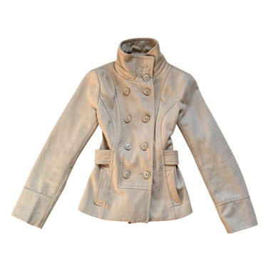 Peacoat vintage cappotto corto con collo y2k slimfit