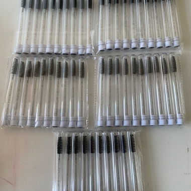Mascara spoolie brush set