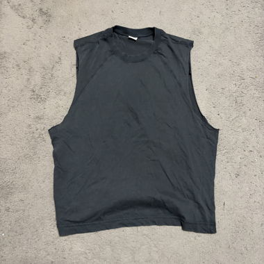 Black wash sleeveless top
