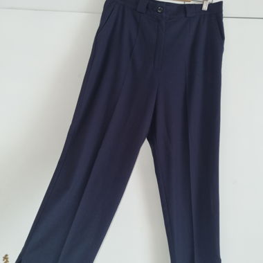Blaue Stoffhose von Spengler / Gr. 40