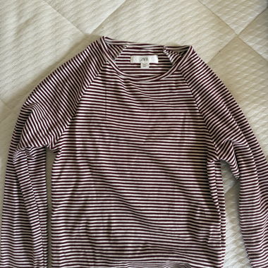 T-shirt à manches longues rayé Zara