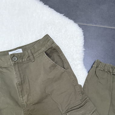  Cargo Jeans Grün 