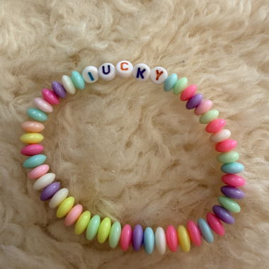Rainbow Bead Bracelet