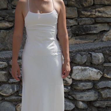 Weisses Maxi Kleid