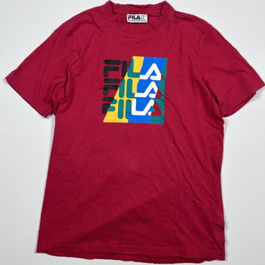 Rotes FILA-T-Shirt