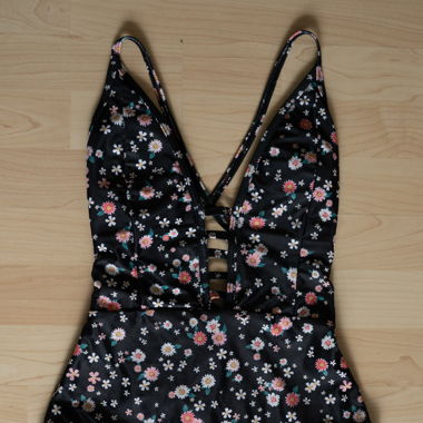 Badekleid geblümt