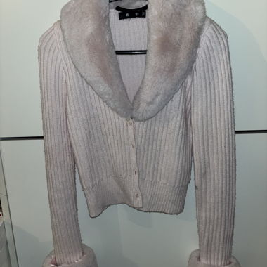Hellrosa Fellpullover