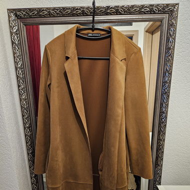 Manteau léger daim