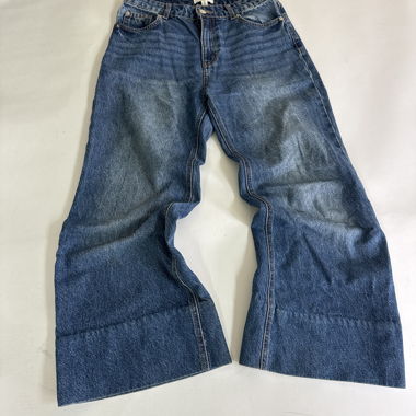 Jeans bleus à jambes larges EU 38